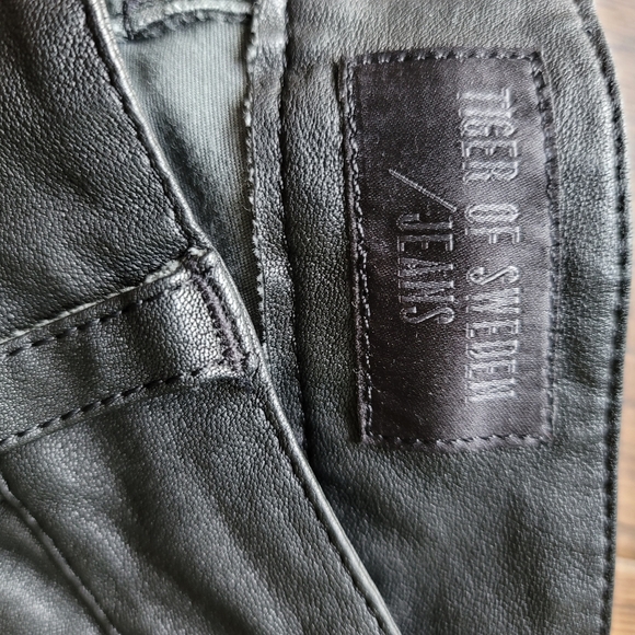 100% Leather skinny pants - Picture 6 of 11